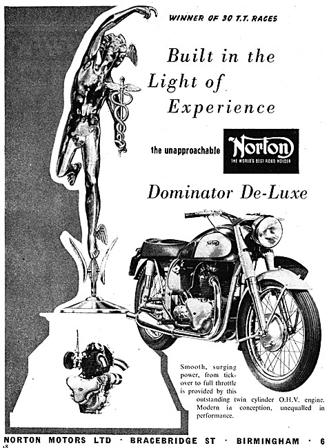 1954 Norton Dominator De-Luxe                                    