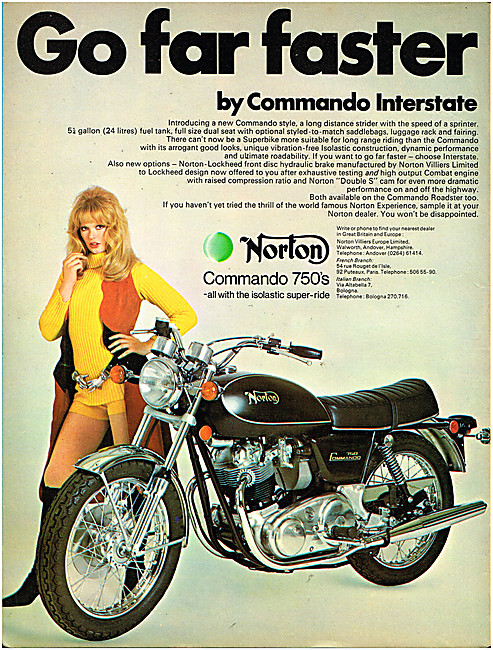 1972 Norton Commando 750                                         