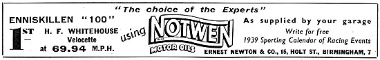 Notwen Motor Oils                                                