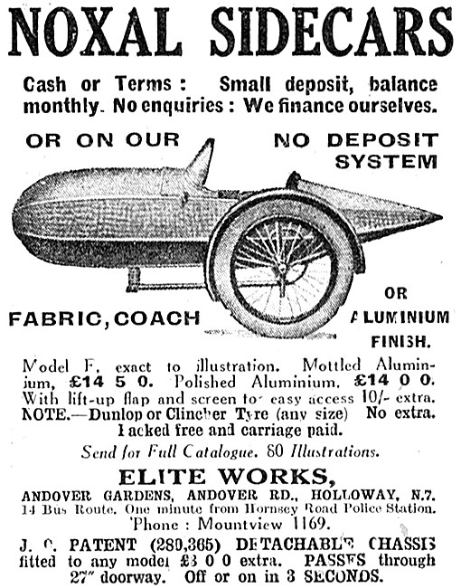 1927 Noxal Sidecar                                               