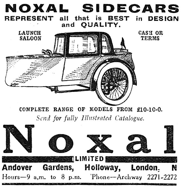 Noxal Lauch Saloon Sidecar 1933 Model                            