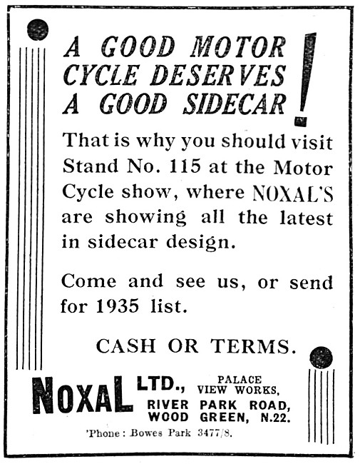 Noxal Sidecars                                                   
