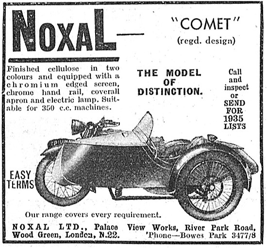 1935 Noxal Comet Sidecar                                         