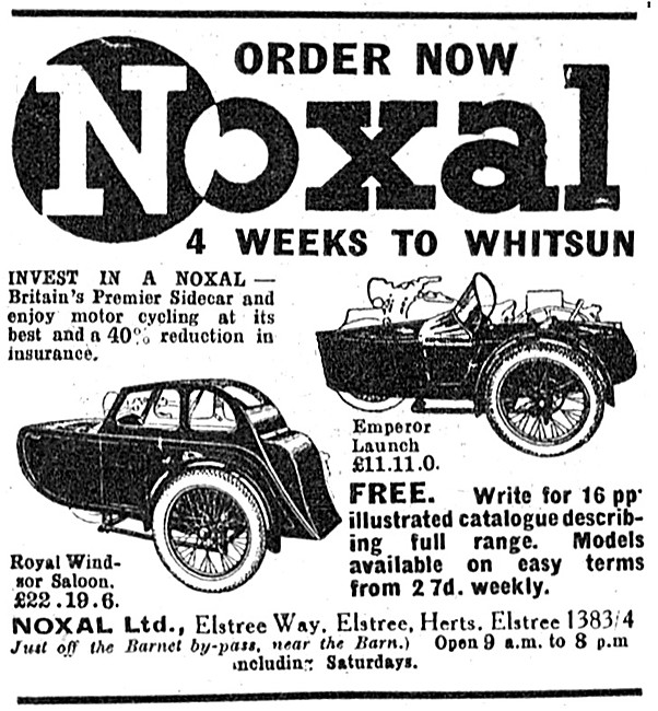 Noxal Sidecars - Noxal Royal Windsor Sidecar                     