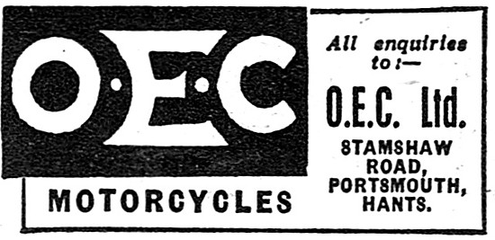 OEC Motor Cycles 1946                                            