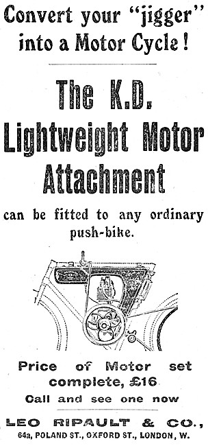 K.D.Cyclemotor - KD Lightweight Motor Attachment                 