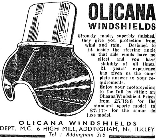 Olicana Windshields                                              