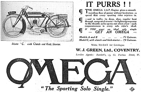 Omega Model C Motor Cycle1920                                    
