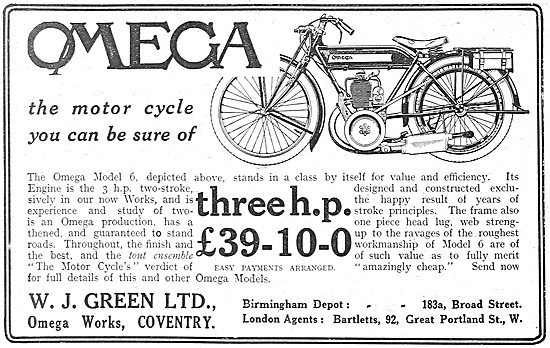 Omega 3 hp Motor Cycle                                           
