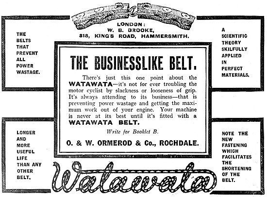 Ormerod WATAWATA Belts                                           