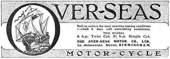 1915 Over-Seas 6 hp Motor Cycle                                  