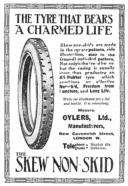 Oylers Skew Non-Skid Motor Cycle Tyres                           
