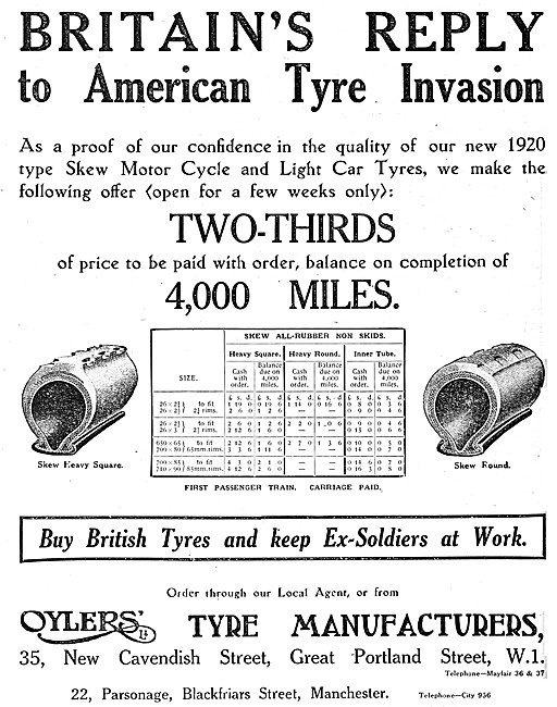 Oylers Skew Motor Cycle Tyres                                    