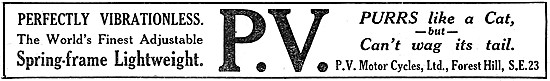 P.V. Motor Cycles - PV Motor Cycles                              