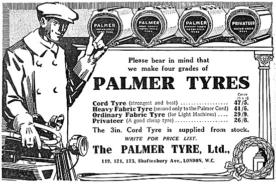 Palmer Tyres - Palmer Cord Tyres - Palmer Motor Cycle Tyres      