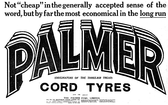 Palmer Motor Cycle Tyres - Palmer Cord Tyres                     