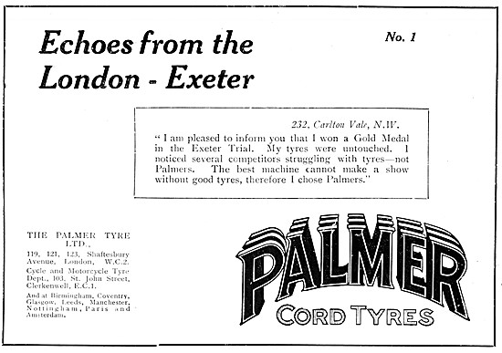 Palmer Tyres - Palmer Cord Motor Cycle Tyres                     