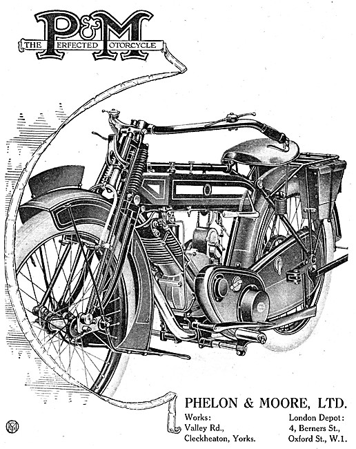Phelon & Moore Panther Motor Cycles 1920                         