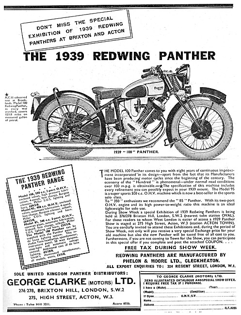 1939 Redwing Panther - Panther Model 100                         