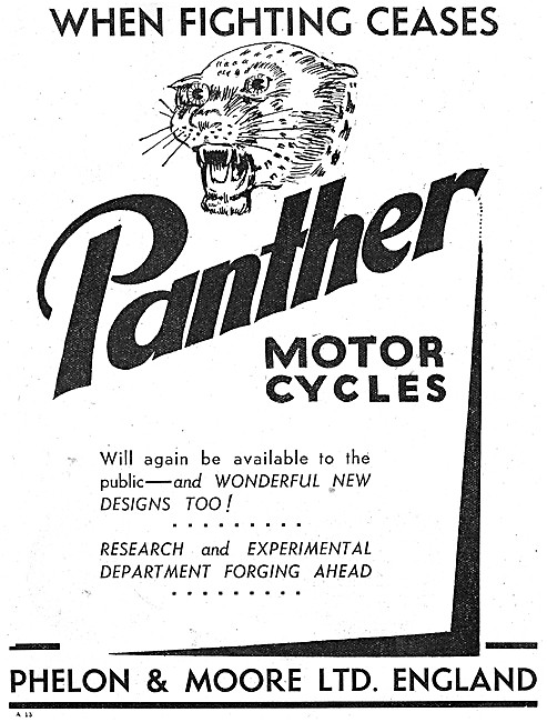 Panther Motor Cycles                                             
