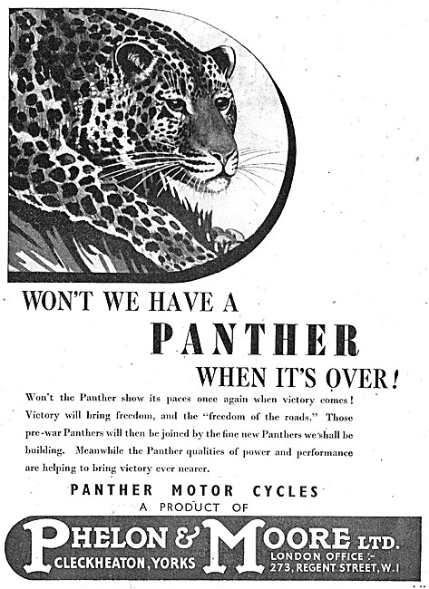 Panther Motor Cycles                                             