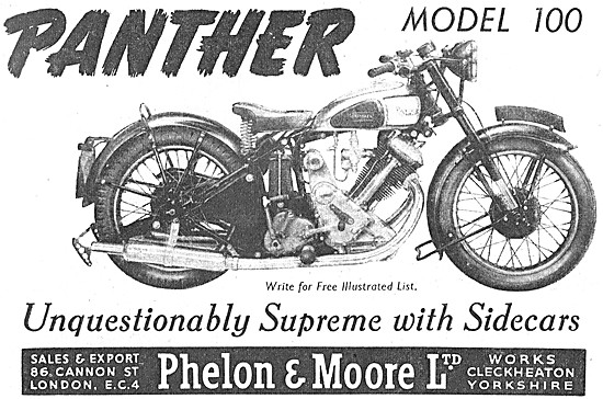 1951 Panther Model 100 600 cc                                    