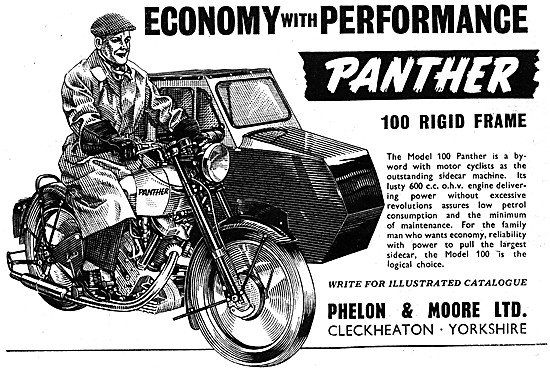 1954 Panther Model 100 600 cc                                    