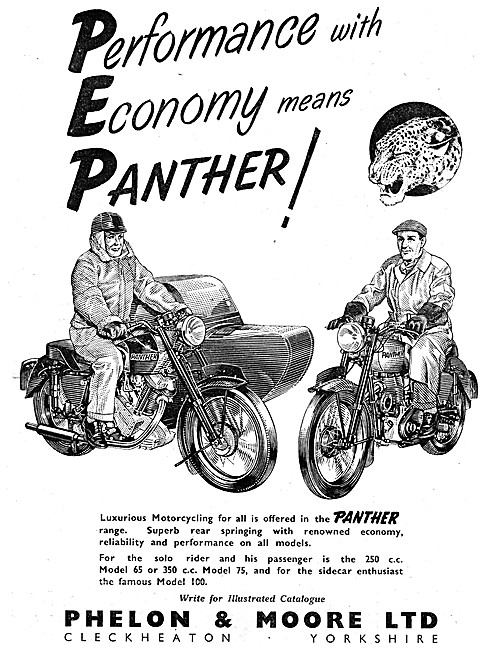 Panther Model 100 Sidecar Machine                                