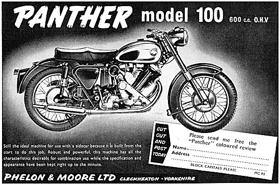 1959 Panther Model 100 600 cc OHV                                