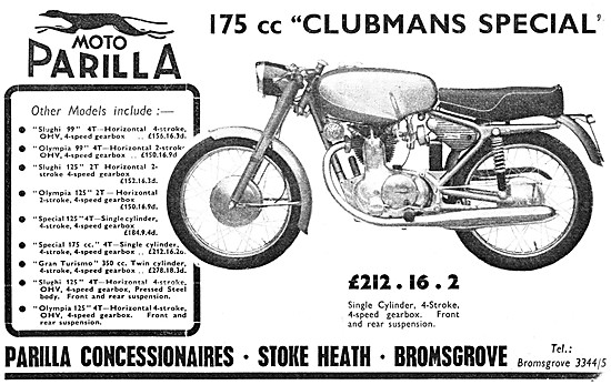 Parilla 175 cc Clubman                                           