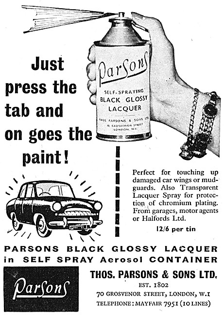 Parsons Paints & Finishes - Parsons Touch-Up Paints              