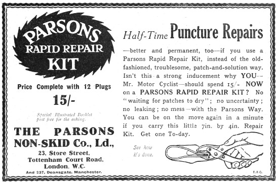 Parsons Rapid Repair Kit - Parsons Puncture Repair Kit           