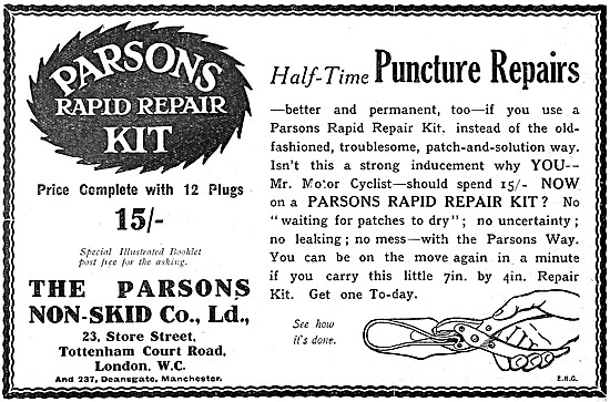 Parsons Rapid Repair Kit Puncture Repair Outfit                  