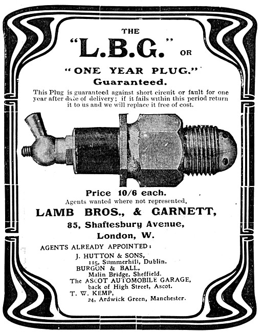1904 LBG Spark Plugs                                             