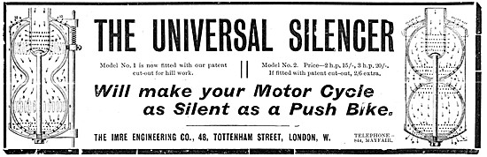 Imre Universal Silencers 1904                                    