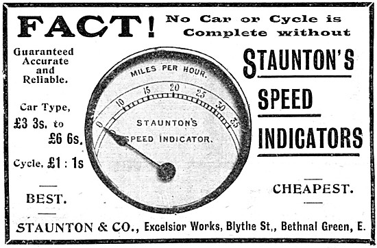 Stauntons Speed Indicators - Stauntons Instruments               