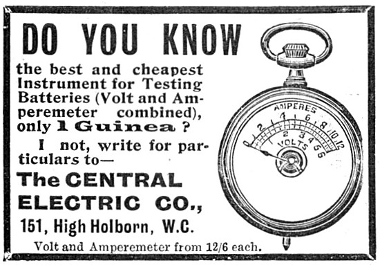Central Electric Ammeters                                        
