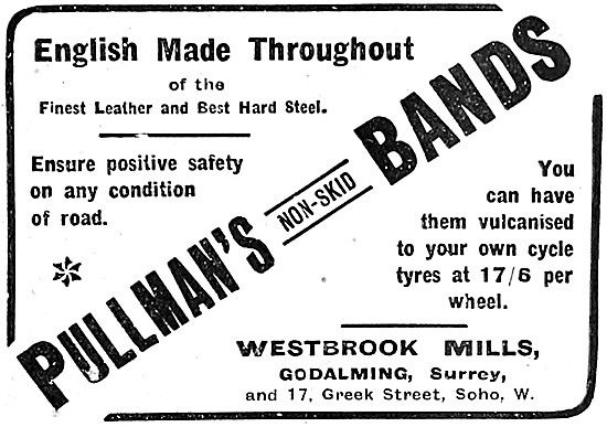 1907 Pullmans Non-Skid Bands - Pullmans Tyres                    