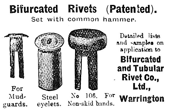 Bifurcated & Tubular Rivet  - Bifurcated Rivets                  