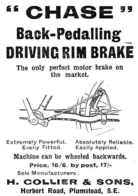 Collier Chase Back-Pedalling Driving Rim Brake                   