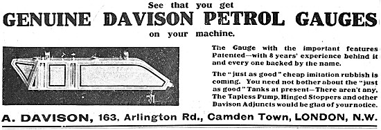 Davison Motor Cycle Petrol Gauges                                