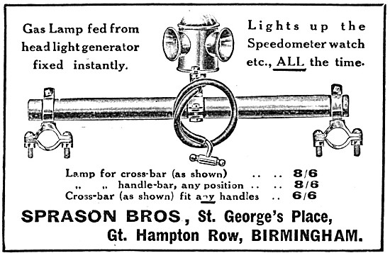 Sprason Acetylene Accessory Gas Light Feed                       