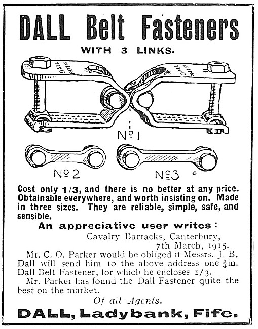 Dall Belt Fasteners                                              