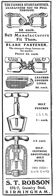 Robson Starfastener - Blake Belt Fastener                        