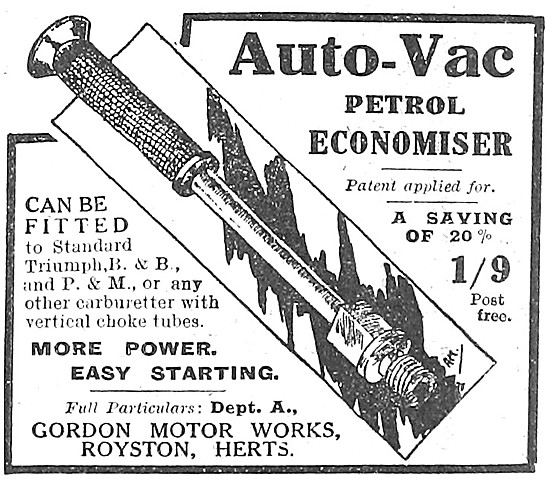 Auto-Vac Petrol Economiser                                       