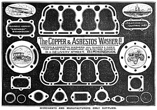 The Copper & Asbestos Washer Company 1919                        