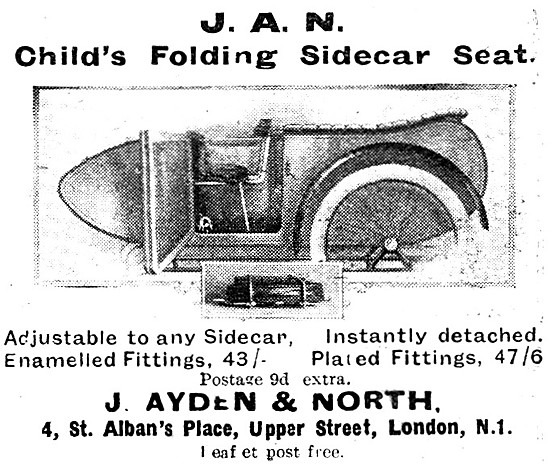 Jayden JAN Folding Sidecar Seat                                  
