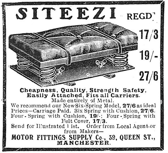 Siteezi Motorcycle Seats 1920 Pattern                            