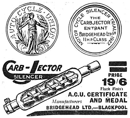 1927 Bridgehead Carb-Jector Silencer                             