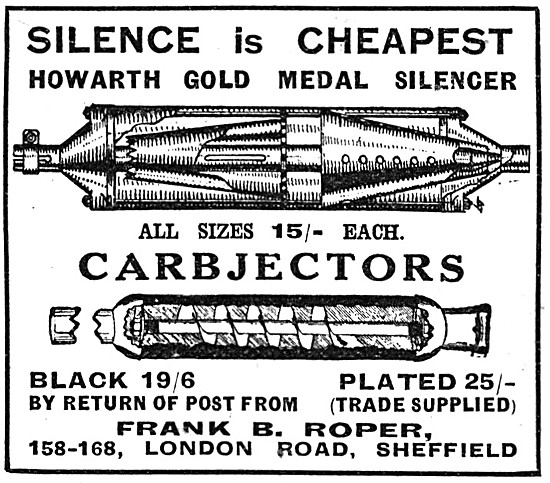 Howarth Gold Medal Silencers & Carbjectors                       